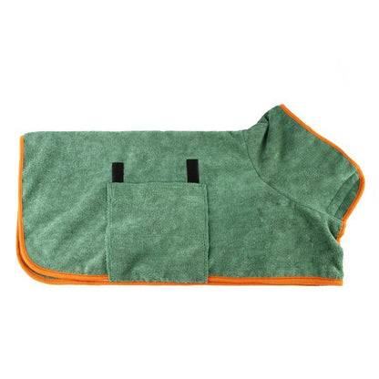 Pet Drying Robe – Super Absorbent, Full-Body Wrap