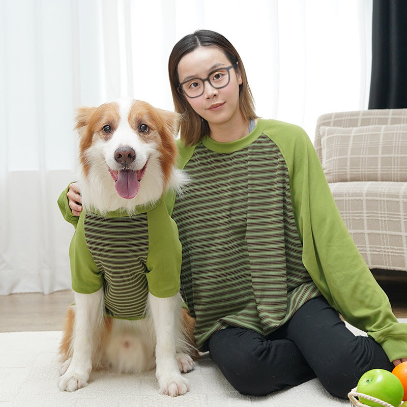 Adorable Striped Pet Tee – Cute Base Layer for Dogs & Cats