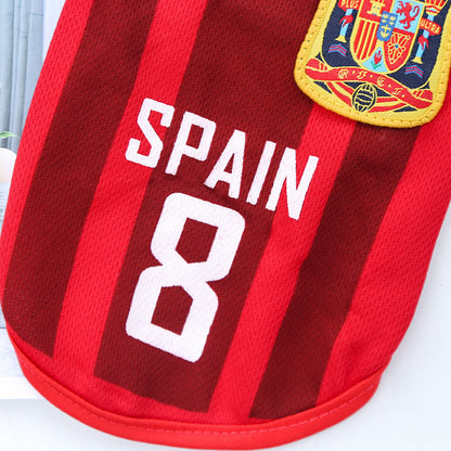 Dog Fan Jerseys (Soccer & Basketball Teams)