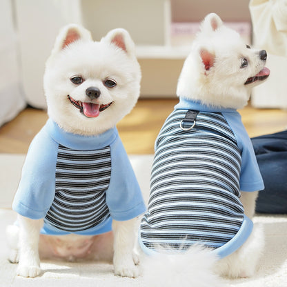 Adorable Striped Pet Tee – Cute Base Layer for Dogs & Cats
