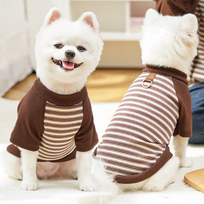 Adorable Striped Pet Tee – Cute Base Layer for Dogs & Cats