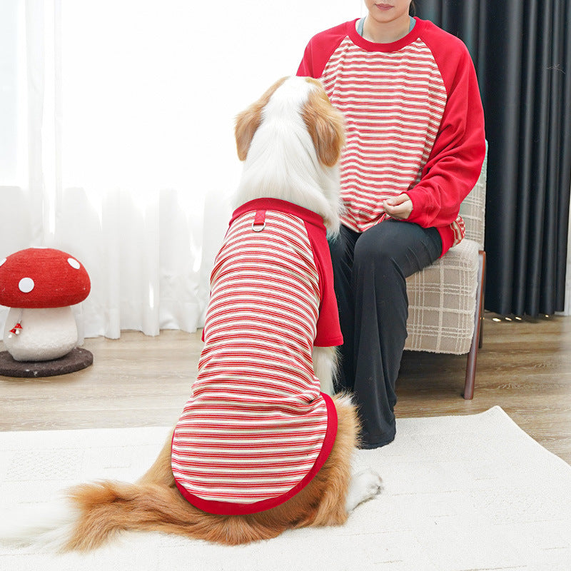 Adorable Striped Pet Tee – Cute Base Layer for Dogs & Cats