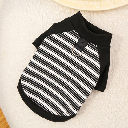 Adorable Striped Pet Tee – Cute Base Layer for Dogs & Cats