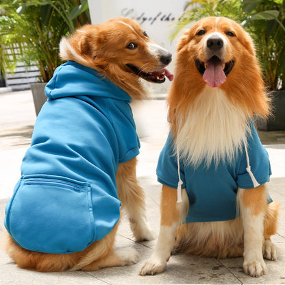 Cozy Fleece Hoodie with Zip Pocket for Dogs & Cats – All Sizes