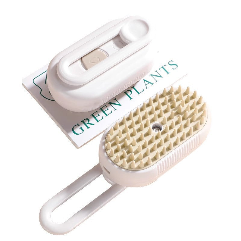 Quick & Easy Steamy Pet Hair Remover Grooming Comb