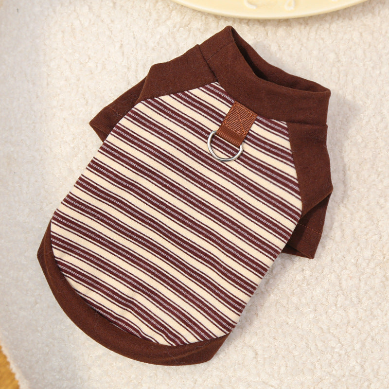 Adorable Striped Pet Tee – Cute Base Layer for Dogs & Cats
