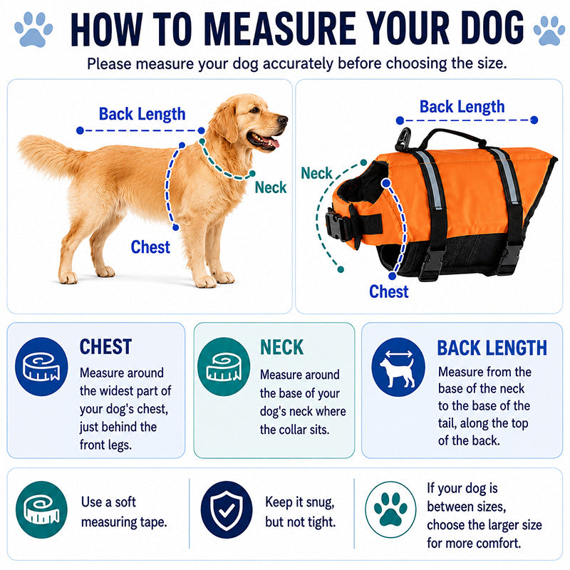 Dog Life Jacket – Keep Your Furry Friend Safe During Swimming, Boating & Summer Adventures