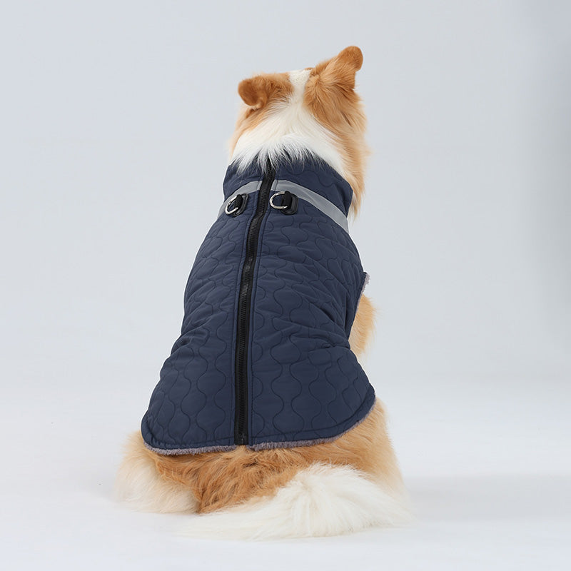 Warm Quilted Winter Dog Coat