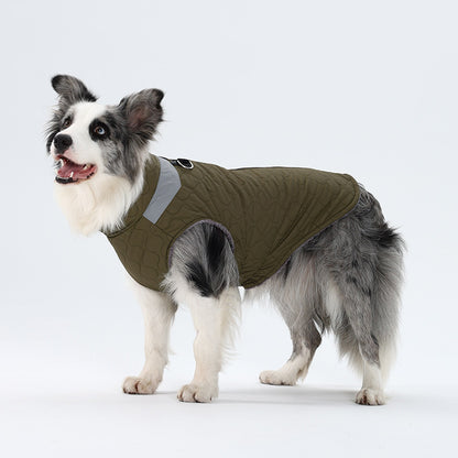 Warm Quilted Winter Dog Coat