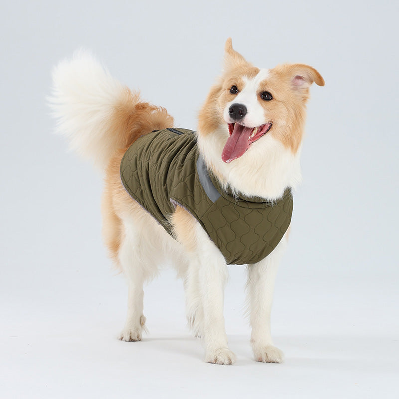 Warm Quilted Winter Dog Coat