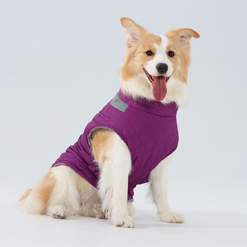 Warm Quilted Winter Dog Coat