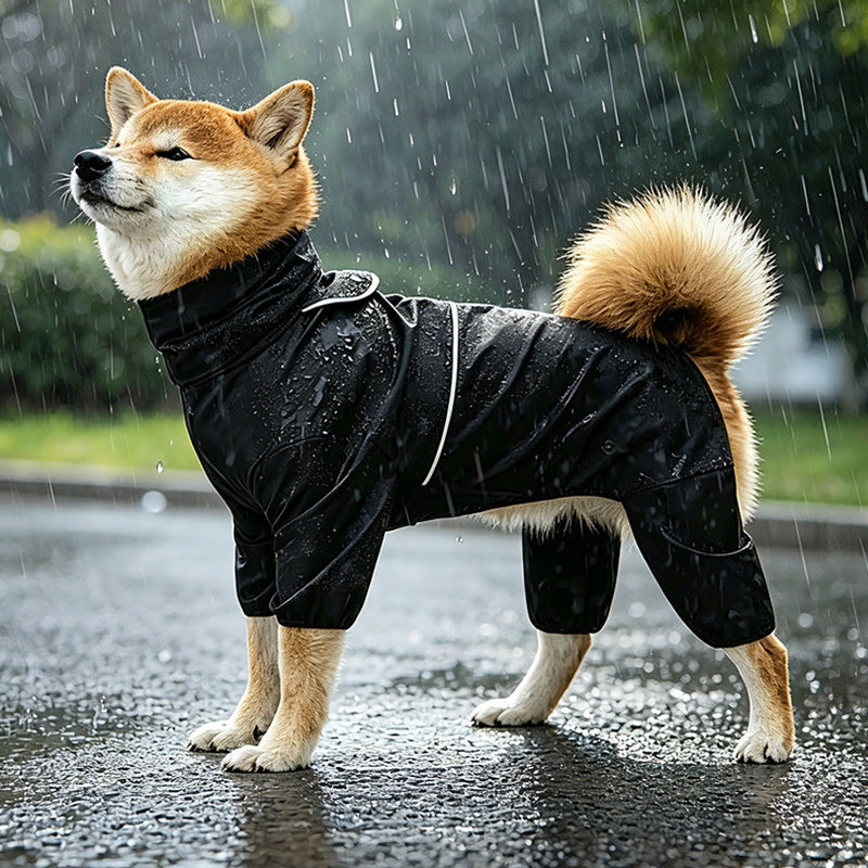 Waterproof Dog Rain Suit | Full-Body Rain & Mud Protection