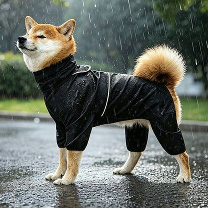 Waterproof Dog Rain Suit | Full-Body Rain & Mud Protection