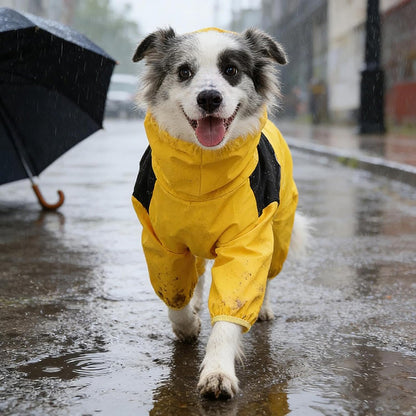 Waterproof Dog Rain Suit | Full-Body Rain & Mud Protection