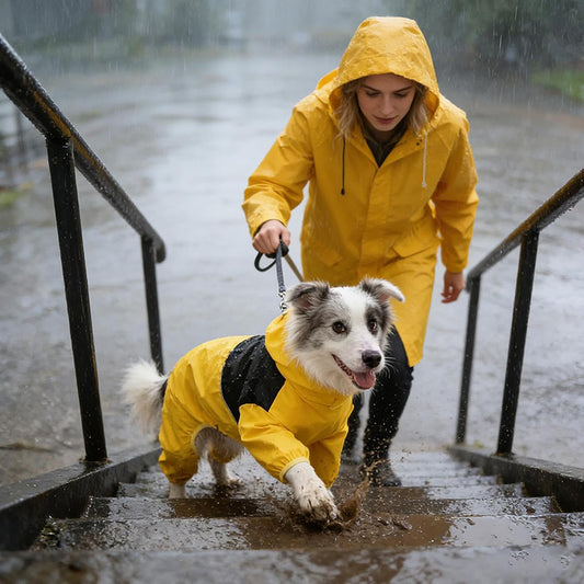 Waterproof Dog Rain Suit | Full-Body Rain & Mud Protection