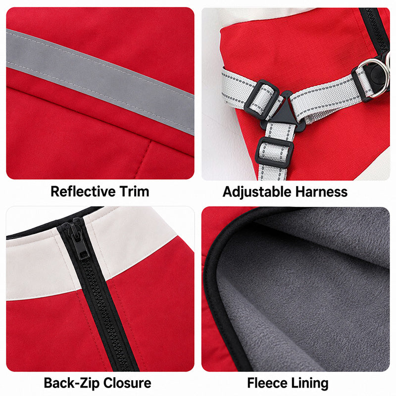 Fleece-Lined Outdoor Dog Vest