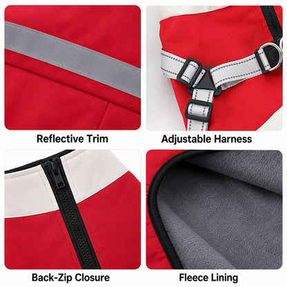 Fleece-Lined Outdoor Dog Vest