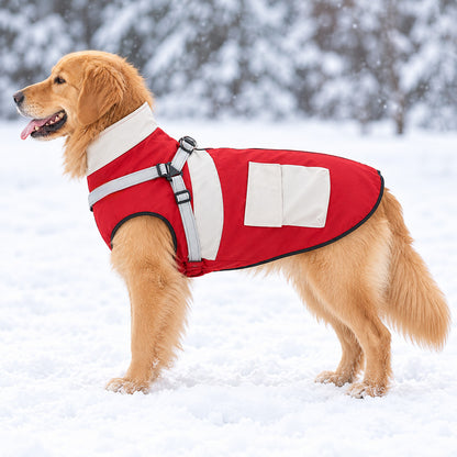 Fleece-Lined Outdoor Dog Vest