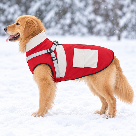 Fleece-Lined Outdoor Dog Vest