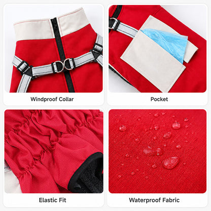 Fleece-Lined Outdoor Dog Vest