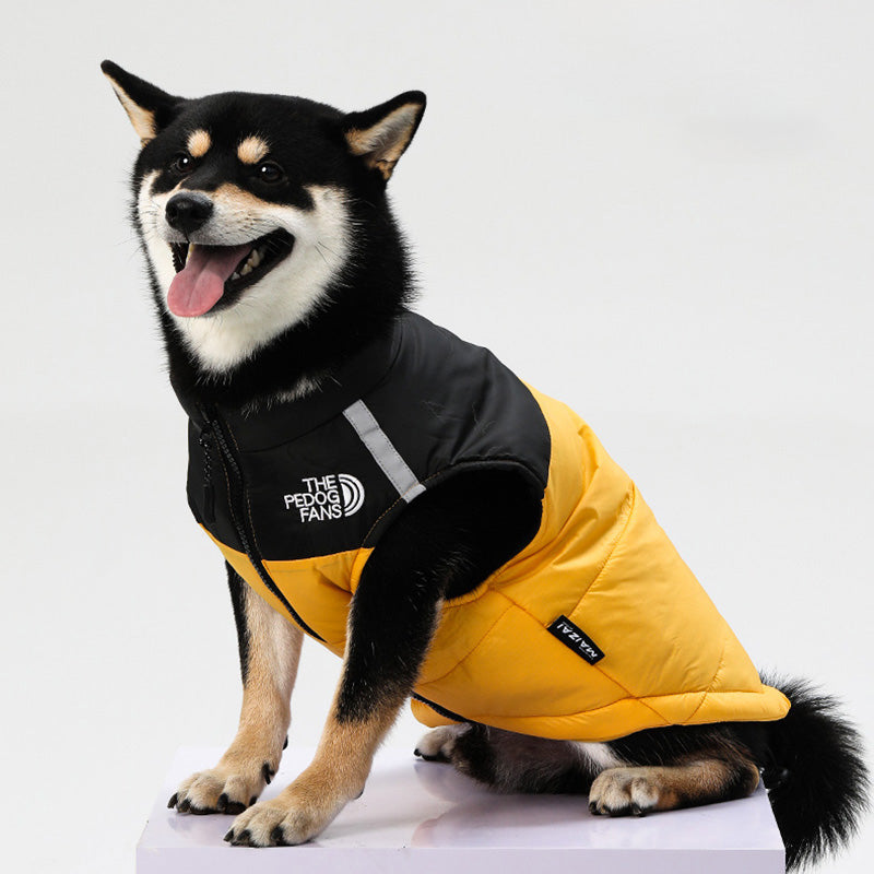 Dog Winter Coat with Reflective Details