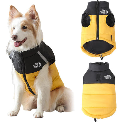 Dog Winter Coat with Reflective Details