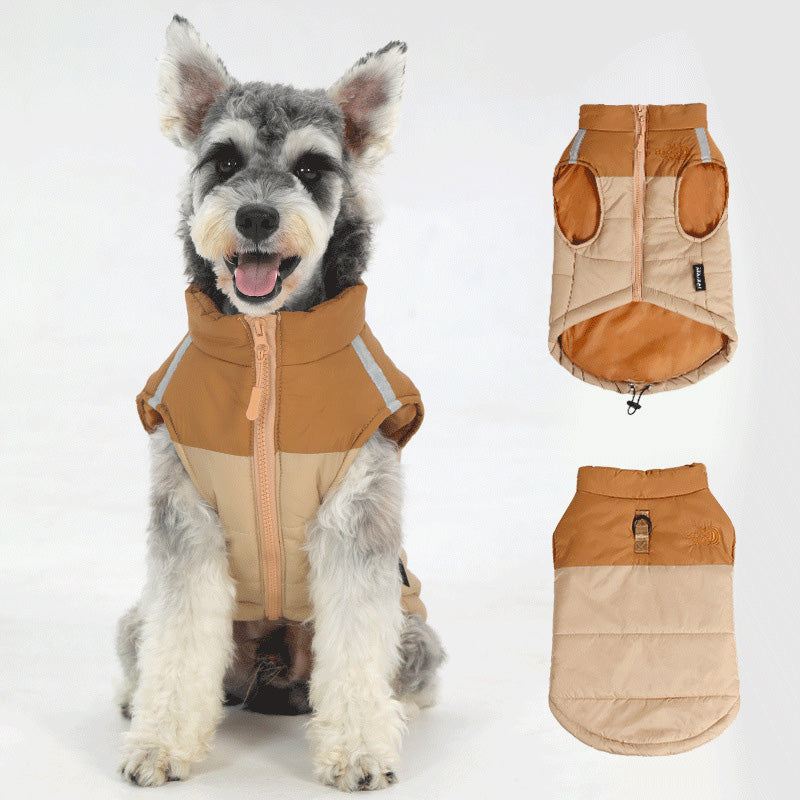 Dog Winter Coat with Reflective Details