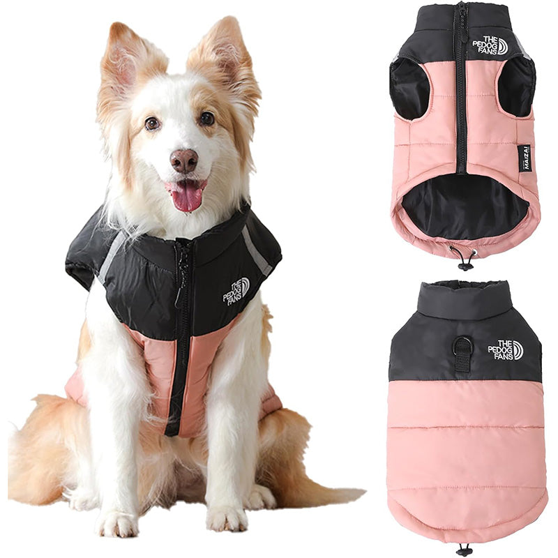 Dog Winter Coat with Reflective Details