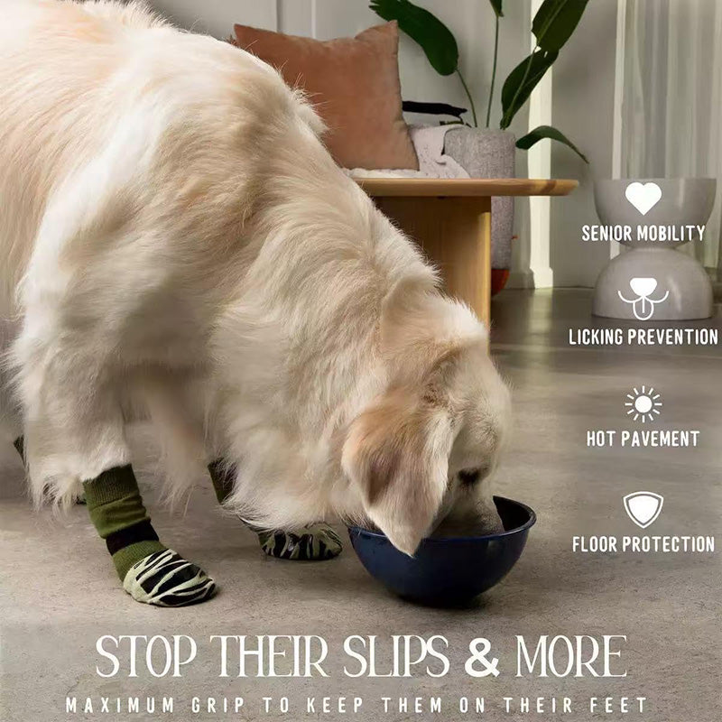 Non-Slip Dog Socks with Paw Grips