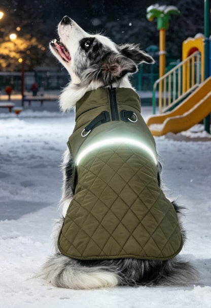 Quilted Dog Winter Coat
