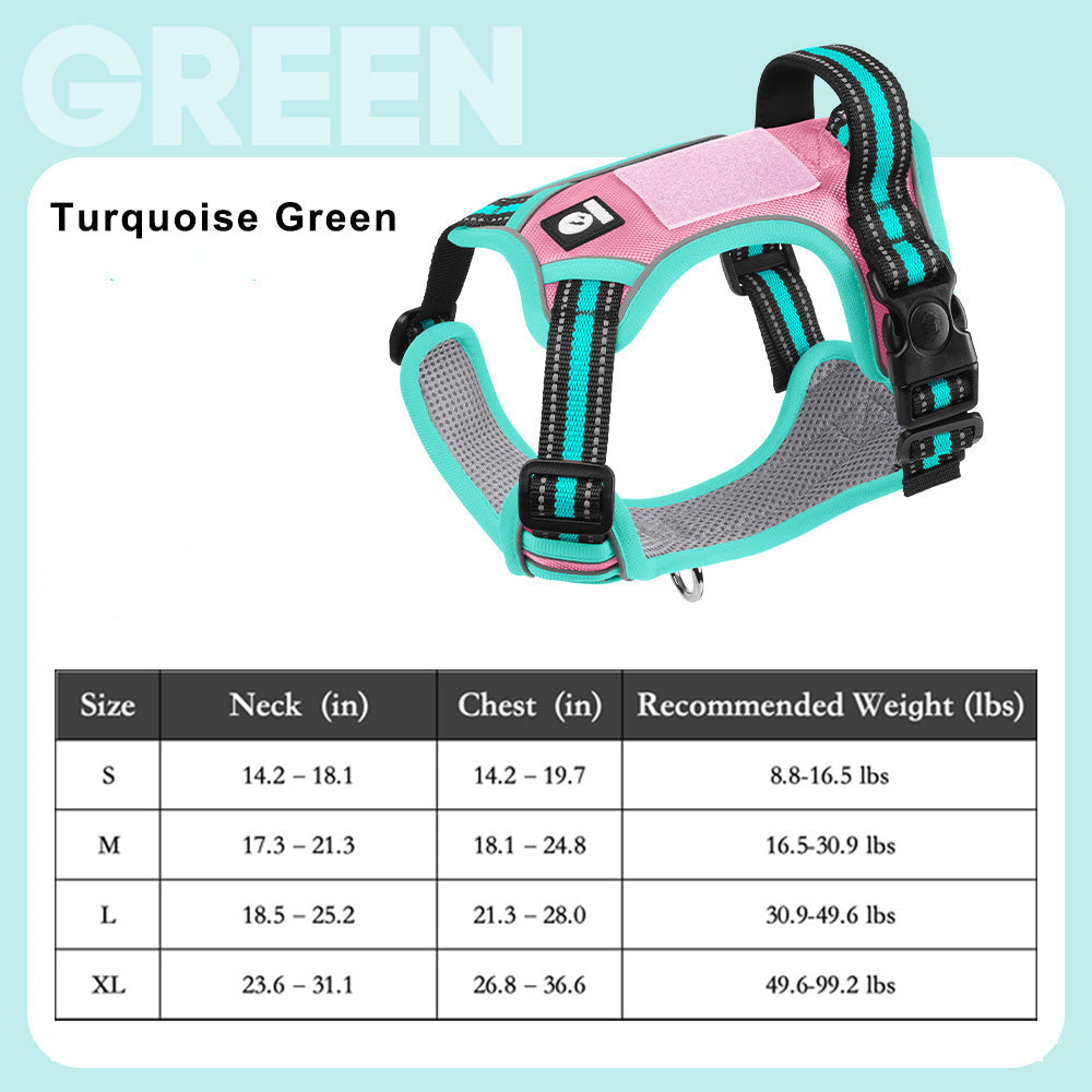 No-Pull Step-In Dog Harness – Adjustable Reflective Padded Vest