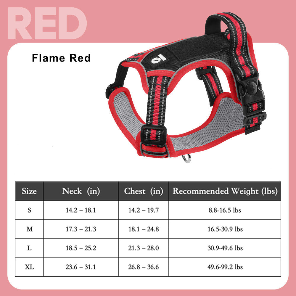 No-Pull Step-In Dog Harness – Adjustable Reflective Padded Vest