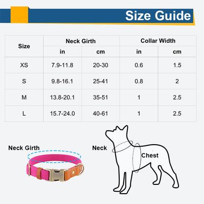 Breathable Natural Hemp Dog Collar, Luxury Leather Spliced Soft Non-Chafing Durable Pet Accessory