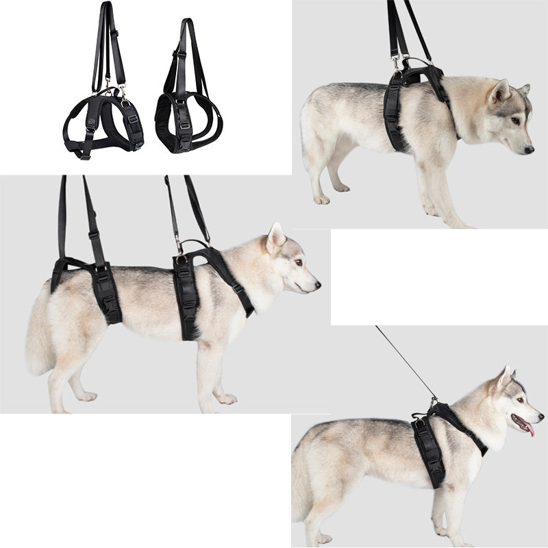 Tactical Dog Lift Harness – 2-in-1 Modular Front & Rear Leg Support for Senior, Recovering & Disabled Dogs