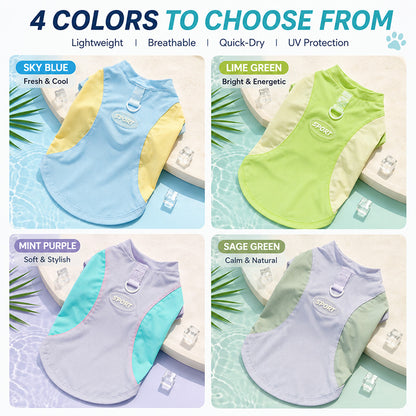 Ice Silk Sun Protection Quick Dry Dog T-Shirt